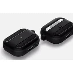 Силіконовий чохол Primo Rubber для навушників AirPods 3 (MME73) Black - мініатюра 4