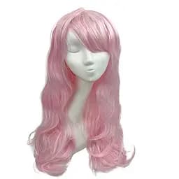 Парик розовый матовый