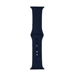 Ремінець Silicone Apple Watch 42/44/45/46/49 мм Midnight Blue S - мініатюра 2