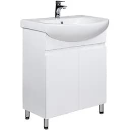 Тумба Мойдодир Фокус 70 з умивальником Runa 70/Лотос 70 Білий