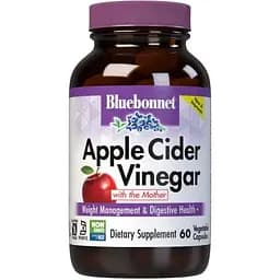 Натуральная добавка Bluebonnet Nutrition Apple Cider Vinegar, 60 вегакапсул