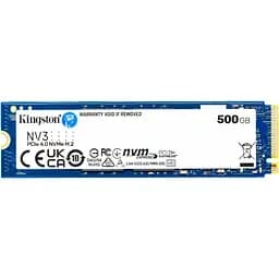 Накопичувач SSD Kingston m.2 NVMe 500GB NV3 PCIe 4.0 480 512 (SNV3S/500G)