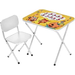 Дитячий столик складаний зі стільчиком Bambi M 5965-1 металік