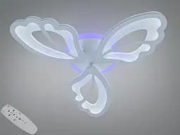 Люстра стельова LED біла 50Вт пульт 3 модулі