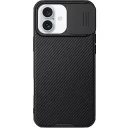 Карбонова накладка Nillkin CamShield Pro Magnetic для Apple iPhone 16, 6.1 Black