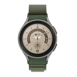 Браслет для Samsung Galaxy Watch 4 - зелений Watchbands Cloth Wave ширина кріплення 20мм нейлоновий (WB037-9167169) - мініатюра 2