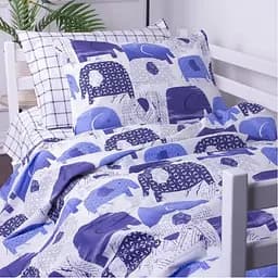 Простирадло MirSon Kids Time Бязь, 17-0133, Elephant - мініатюра 5