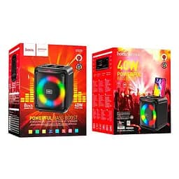 Портативна акустика Hoco DS59 Frequency portable BT speaker 40W караоке + 1 бездротовий мікрофон - мініатюра 5