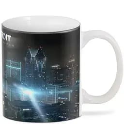 Кухоль GeekLand Детройт: Стати людиною Detroit: Become Human ландшафт Детройта DB.01.009 330 мл білий - мініатюра 2