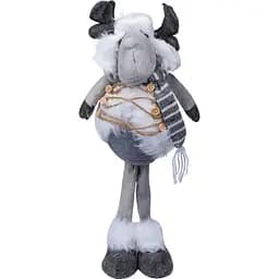 Новорічна м'яка іграшка Yes! Fun Олень новорічний 20х12х45 см біла (973610)