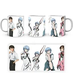 Кухоль GeekLand Evangelion Євангеліон Сіндзі Рей Марі EVA 002.18 330 мл білий - мініатюра 4