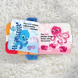 Іграшка-книжка м'яка розвиваюча Baby Einstein Shades of the Sea - мініатюра 9