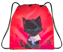 Мішок для змінного взуття для дівчинки з Котиком School Standard MSS-26