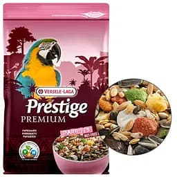 Versele-Laga Prestige Premium Parrots 2 кг Верселе-Лага повнораційний корм для великих папуг