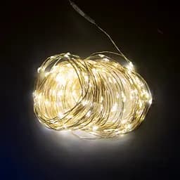 Лід гірлянда роса 200 LED copper, світлодіодна нитка новорічна гірлянда на ялинку 20 м Теплий Білий (ST) - мініатюра 3