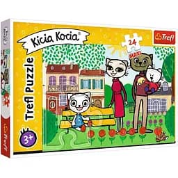 Пазлы Trefl Веселье котика Кошка мура Maxi 24 элементов