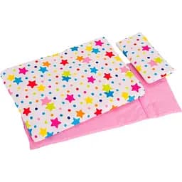 Постельный комплект для кукол Goki Звездочки (51564G)
