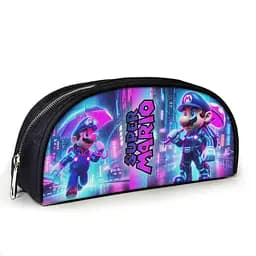 Пенал шкільний з принтом Супер Маріо 23х10х8 см з принтом для хлопчика (3812)