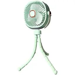 Портативний USB-вентилятор із гнучким штативом салатовий (ZB114)