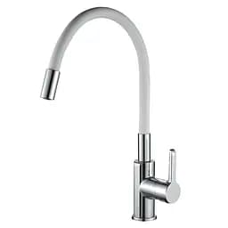 Змішувач для кухні Domino PRESTIGE DPS-203SLR-WHITE