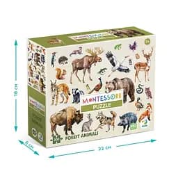 Дитячий пазл "Лісові тварини" DoDo Toys 300638, 200 елементів - мініатюра 4