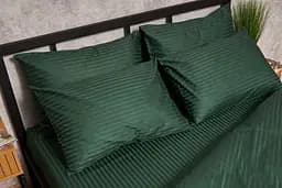 Набір наволочок Moon&Star Satin Stripe Verdant 50х50 см 2 шт - мініатюра 2