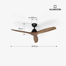 Стельовий вентилятор Klarstein Santa Elena Smart (10046086) - мініатюра 3