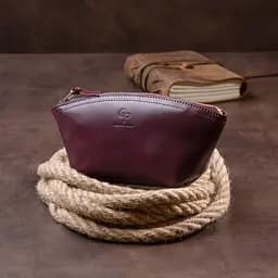 Жіноча шкіряна косметичка GRANDE PELLE 23х10.5х7.5 см acs0015906 - мініатюра 5