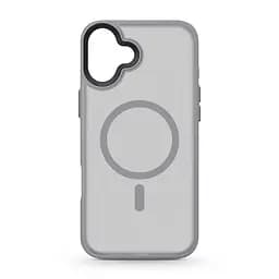 Чехол для Apple iPhone 16 Plus, Uniq MagCase, серый, противоударный, панель-накладка с магсейф, ударопрочный TPU+PC, с магнитом MagSafe, поддержка полноценной беспроводной зарядки, ArmorStandart (ARM79501)