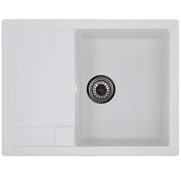 Кухонная мойка Zerix ZS-6550S-01 white ZX4539, Белый матовый