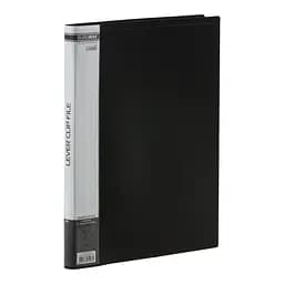 Пластиковая папка с боковым прижимом Buromax Jombax А4 черная (BM.3401-01)