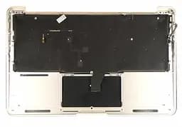 Клавіатура для ноутбука Apple MacBook Air (A1370) 2011+ Black, (Silver TopCase), RU (горизонтальний ентер)