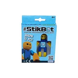 Фигурка для анимационной творчества Stikbot сине-желтый