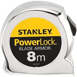 Рулетка Stanley Powerlock армована стрічка пластикова 8 м х 25 мм (0-33-527)