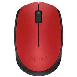 Миша бездротова Logitech M171, Red/Black, USB (2.4 GHz), 1000 dpi, 3 кнопки, 1xAA (910-004641)