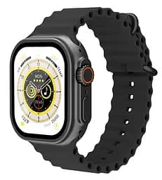 Смарт-годинник з Sim картою 4G LEMFO X9 Call силіконовий ремінець Black (16723)