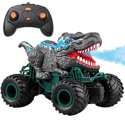 Машинка Динозавр на радіокеруванні. Пускає водяну пару з підсвіткою. Всюдихід