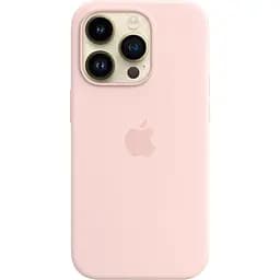 Чохол Epik SilIcone Case with MagSafe and Animation [Colorless] для iPhone 14 Pro Chalk Pink