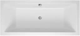 Ванна акрилова Radaway Duna 170x75 пристінна з ніжками + сифон (WA1-61-170x075S)