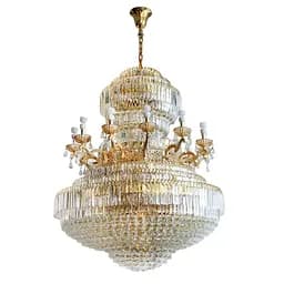 Люстра підвісна Brille кришталева з підсвічуванням LED E14 60W G (BCL-345S/61)