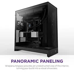 Корпус NZXT H9 Flow Tempered Glass без БЖ Black (CM-H92FB-01) - мініатюра 6