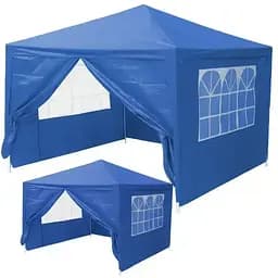 Садовий павільйон SpringFun 3×4 м синій колір простір комфорту і тіні