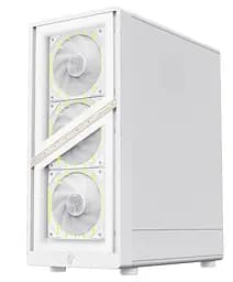 Корпус GameMax Aeris 330 G Tempered Glass без БЖ White (AERIS 330 GW) - мініатюра 7
