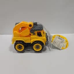 Стройтехника конструктор D 915 /916/917/918, 1 машнка, отвертка, в сетке (6978395260207) Машина с ковшом Вид 4