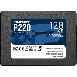 Накопитель SSD Patriot P220 2.5" SATAIII TLC 128GB (P220S128G25)