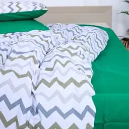 Простирадло MirSon Ranforce Elite 17-4782 Aubervilliers 150х220 см зелене (2200008967840)