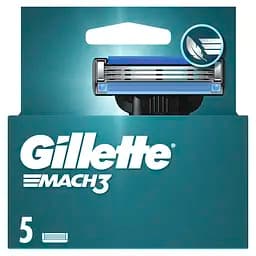 Змінні картриджі для гоління Gillette Mach3 5 шт. - мініатюра 2