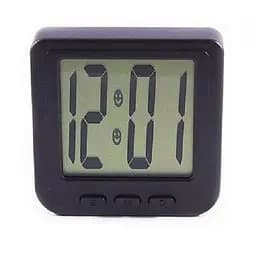 Настільний годинник Kadio KD-1826 цифровий на батарейках чорний