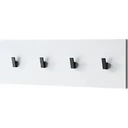 Вішалка настінна VAYS для одягу на 4 гачки M-47 біла