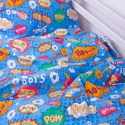 Підковдра на блискавці MirSon Kids Time 17-0511 Bombs, бязь, 210х143 см, різнокольорова - мініатюра 3